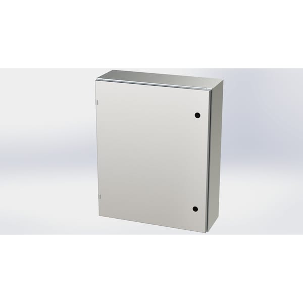 1/4 Turn Latch Electrical Enclosures, 30 in H, 8 in D, 24 in W, NEMA 3R, 4, 4X, 12, 13